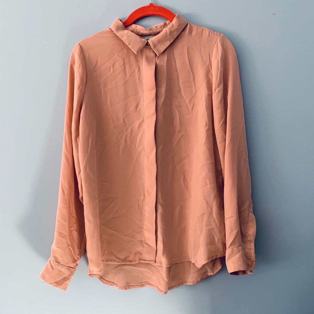 H&M Pink blouse Size 6